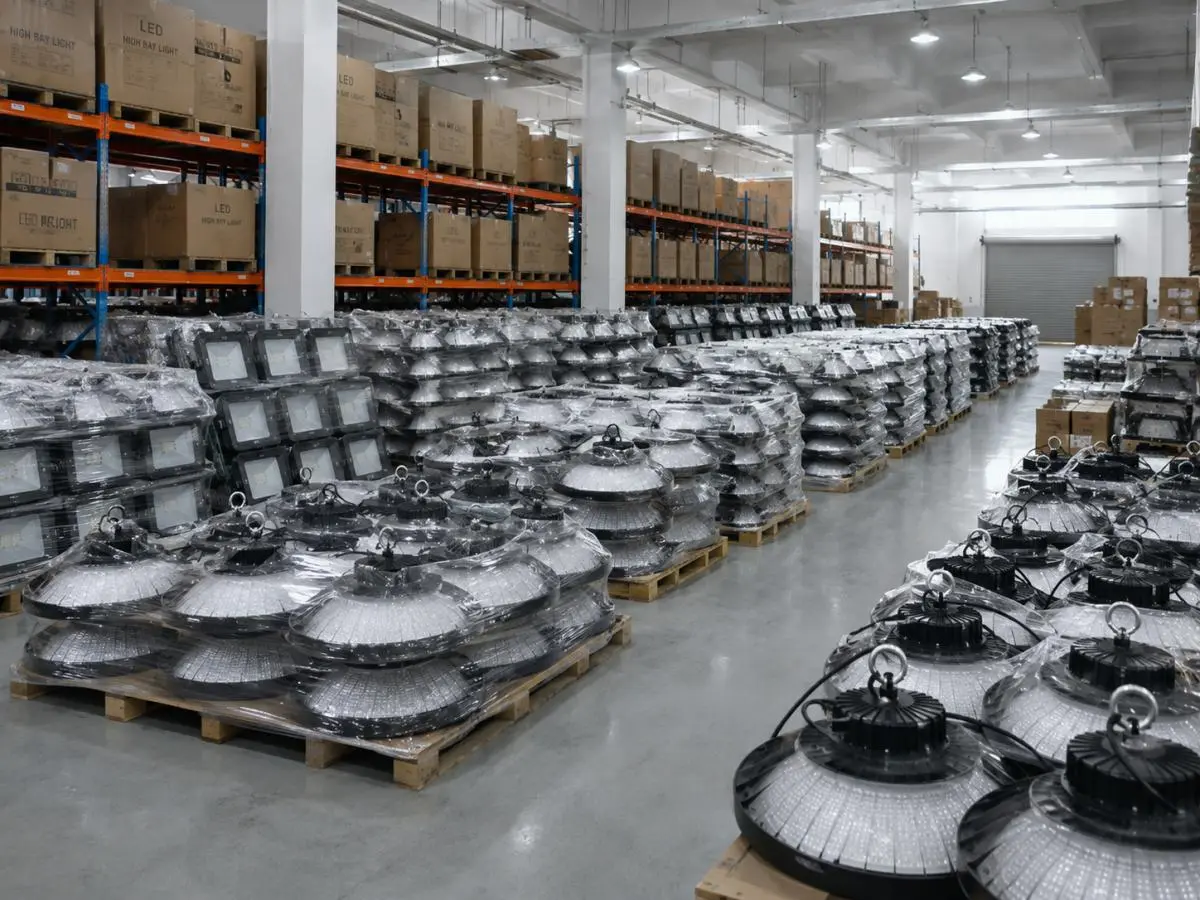 LED light warehouse