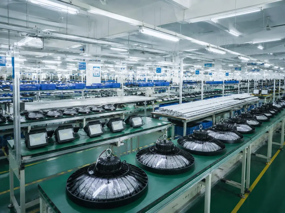 production of LED lights